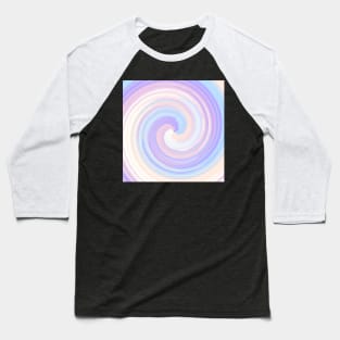 Pencil Stroke Swirl of Soft Pastel Colors Baseball T-Shirt